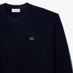 Pullovers | LACOSTE Pull Femme Lacoste Col Rond En Laine