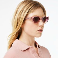 Lunettes De Soleil | LACOSTE Lunettes De Soleil L.12.12 Trim Ovales