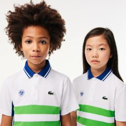 Vetements Fille | LACOSTE Polo Tennis Pique Ultra-Dry Sport Edition Roland Garros