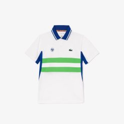 Vetements Fille | LACOSTE Polo Tennis Pique Ultra-Dry Sport Edition Roland Garros