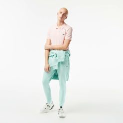 Pantalons & Shorts | LACOSTE Pantalon De Survetement Jogger Slim Fit Homme En Molleton De Coton Biologique