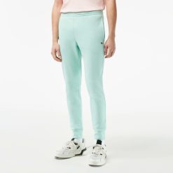 Pantalons & Shorts | LACOSTE Pantalon De Survetement Jogger Slim Fit Homme En Molleton De Coton Biologique