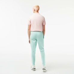 Pantalons & Shorts | LACOSTE Pantalon De Survetement Jogger Slim Fit Homme En Molleton De Coton Biologique