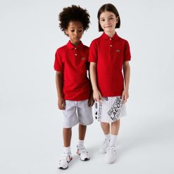 Vetements Fille | LACOSTE Polo Enfant Lacoste Regular Fit En Petit Pique Uni