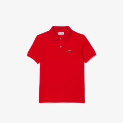 Vetements Fille | LACOSTE Polo Enfant Lacoste Regular Fit En Petit Pique Uni