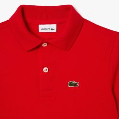 Vetements Fille | LACOSTE Polo Enfant Lacoste Regular Fit En Petit Pique Uni