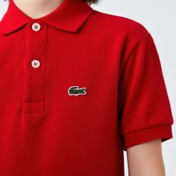 Vetements Fille | LACOSTE Polo Enfant Lacoste Regular Fit En Petit Pique Uni