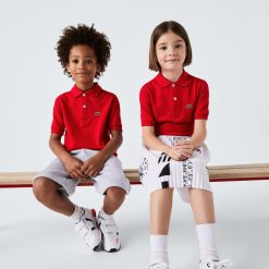 Vetements Fille | LACOSTE Polo Enfant Lacoste Regular Fit En Petit Pique Uni