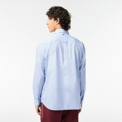 Chemises | LACOSTE Chemise Rayee Avec Marquage Contraste