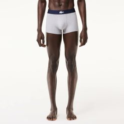 Sous-Vetements & Vetements D'Interieur | LACOSTE Lot De 3 Boxers Courts En Coton Stretch