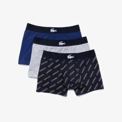 Sous-Vetements & Vetements D'Interieur | LACOSTE Lot De 3 Boxers Courts En Coton Stretch