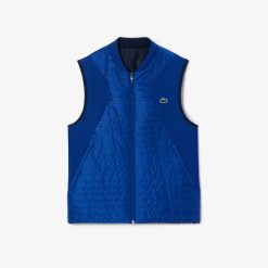 Vetements De Sport | LACOSTE Veste Sans Manche Homme Lacoste Sport Rembourree Et Reversible