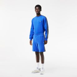 Pantalons & Shorts | LACOSTE Short Jogger En Molleton Avec Bande Siglee