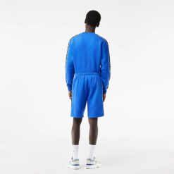 Pantalons & Shorts | LACOSTE Short Jogger En Molleton Avec Bande Siglee