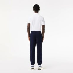 Pantalons & Shorts | LACOSTE Pantalon De Survetement Jogger Homme Lacoste En Molleton Gratte