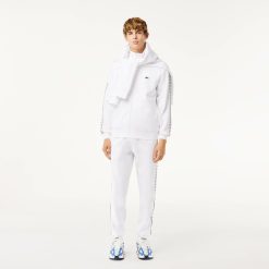 Sweatshirts | LACOSTE Sweatshirt Zippe Jogger A Bande Siglee