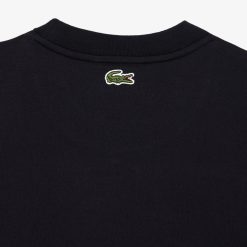 T-Shirts | LACOSTE T-Shirt Relaxed Fit En Jersey Avec Badge Matelasse