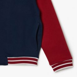 Vetements Fille | LACOSTE Sweatshirt Boutonne Enfant Lacoste En Molleton