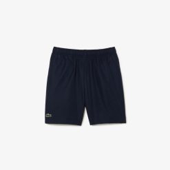 Vetements Garcon | LACOSTE Short Garcon Lacoste Sport En Taffetas Diamante