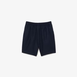 Vetements Garcon | LACOSTE Short Garcon Lacoste Sport En Taffetas Diamante