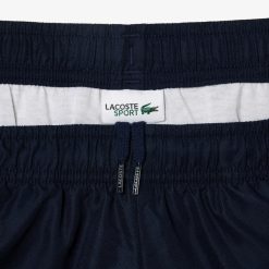 Vetements Garcon | LACOSTE Short Garcon Lacoste Sport En Taffetas Diamante