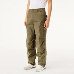 Pantalons & Shorts | LACOSTE Pantalon Cargo Leger En Coton Multi-Poches