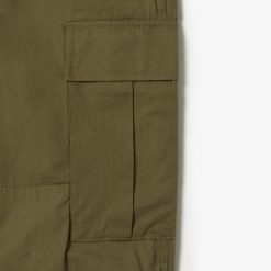 Pantalons & Shorts | LACOSTE Pantalon Cargo Leger En Coton Multi-Poches