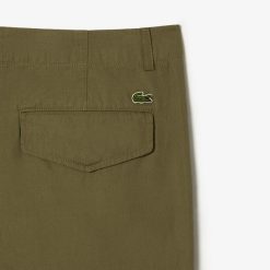 Pantalons & Shorts | LACOSTE Pantalon Cargo Leger En Coton Multi-Poches