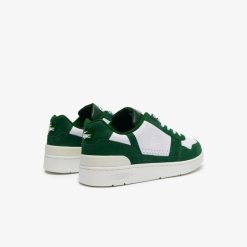 Sneakers | LACOSTE Sneakers T-Clip Homme En Cuir Contraste