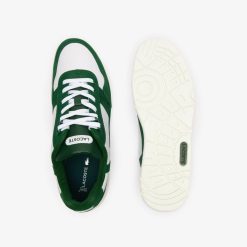 Sneakers | LACOSTE Sneakers T-Clip Homme En Cuir Contraste