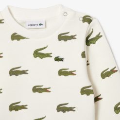 Accessoires | LACOSTE Coffret Pyjama Imprime Crocodile En Coton