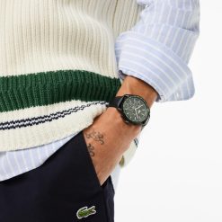 Montres | LACOSTE Montre Chronographe Boston En Cuir