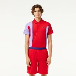 Vetements De Sport | LACOSTE Short Homme Lacoste Sport X Novak Djokovic Color-Block