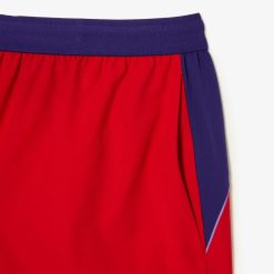 Vetements De Sport | LACOSTE Short Homme Lacoste Sport X Novak Djokovic Color-Block