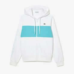 Sweatshirts | LACOSTE Sweatshirt Color-Block Zippe Jogger A Capuche