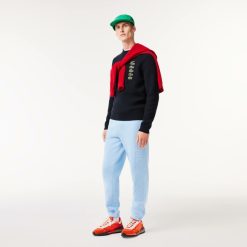 Pullovers | LACOSTE Pull Avec Badges Iconiques En Laine Et Coton