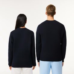 Pullovers | LACOSTE Pull Avec Badges Iconiques En Laine Et Coton