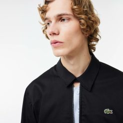 Manteaux & Vestes | LACOSTE Veste Courte En Coton Deperlant