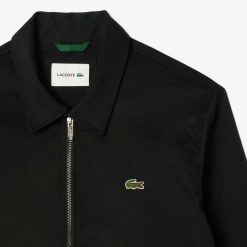 Manteaux & Vestes | LACOSTE Veste Courte En Coton Deperlant