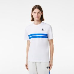 T-Shirts | LACOSTE T-Shirt En Coton Avec Imprime Inspire Des Archives