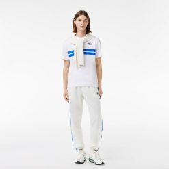 T-Shirts | LACOSTE T-Shirt En Coton Avec Imprime Inspire Des Archives