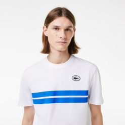 T-Shirts | LACOSTE T-Shirt En Coton Avec Imprime Inspire Des Archives