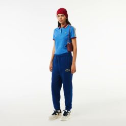 Pantalons & Shorts | LACOSTE Pantalon De Survetement Jogger Unie En Molleton De Coton Biologique