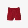 Vetements Garcon | LACOSTE Short Garcon Lacoste Sport En Taffetas Diamante