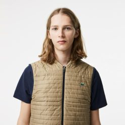 Vetements De Sport | LACOSTE Veste Sans Manche Homme Lacoste Sport Rembourree Et Reversible