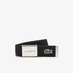 Ceintures | LACOSTE Ceinture Sangle Boucle Gravee Lacoste Edition Made In France