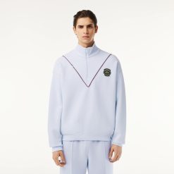 Sweatshirts | LACOSTE Sweatshirt Jogger Loose Fit Col Zippe En Pique