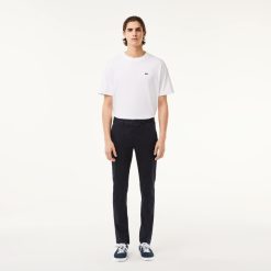 Pantalons & Shorts | LACOSTE Pantalon Chino Slim Fit En Coton Stretch