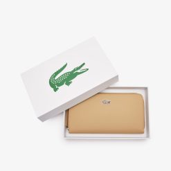 Portefeuilles & Petite Maroquinerie | LACOSTE Portefeuille Zippe L.12.12 Concept Petit Pique Uni 12 Cartes