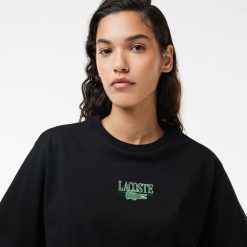 T-Shirts | LACOSTE T-Shirt En Jersey De Coton Imprime Lacoste